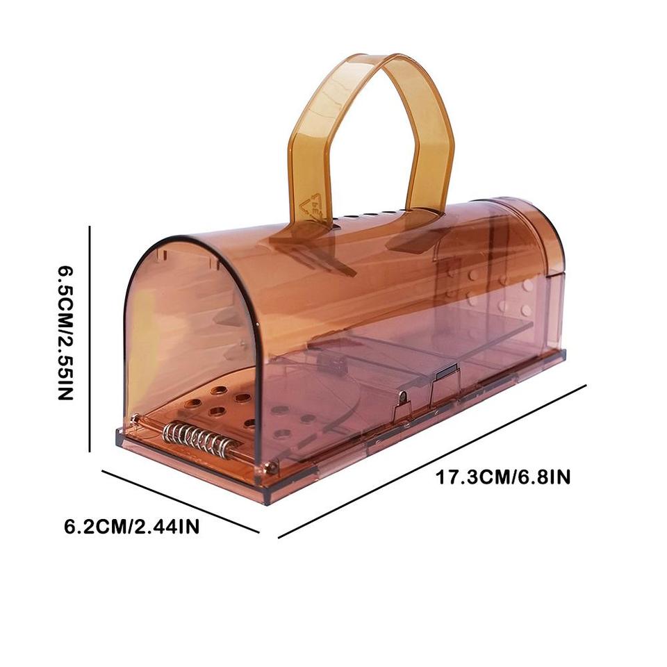 Pazzlas Piege A Rat Professionnel, 4 Pièces Piège à Souris Réutilisables, Piege A Rats Sensible